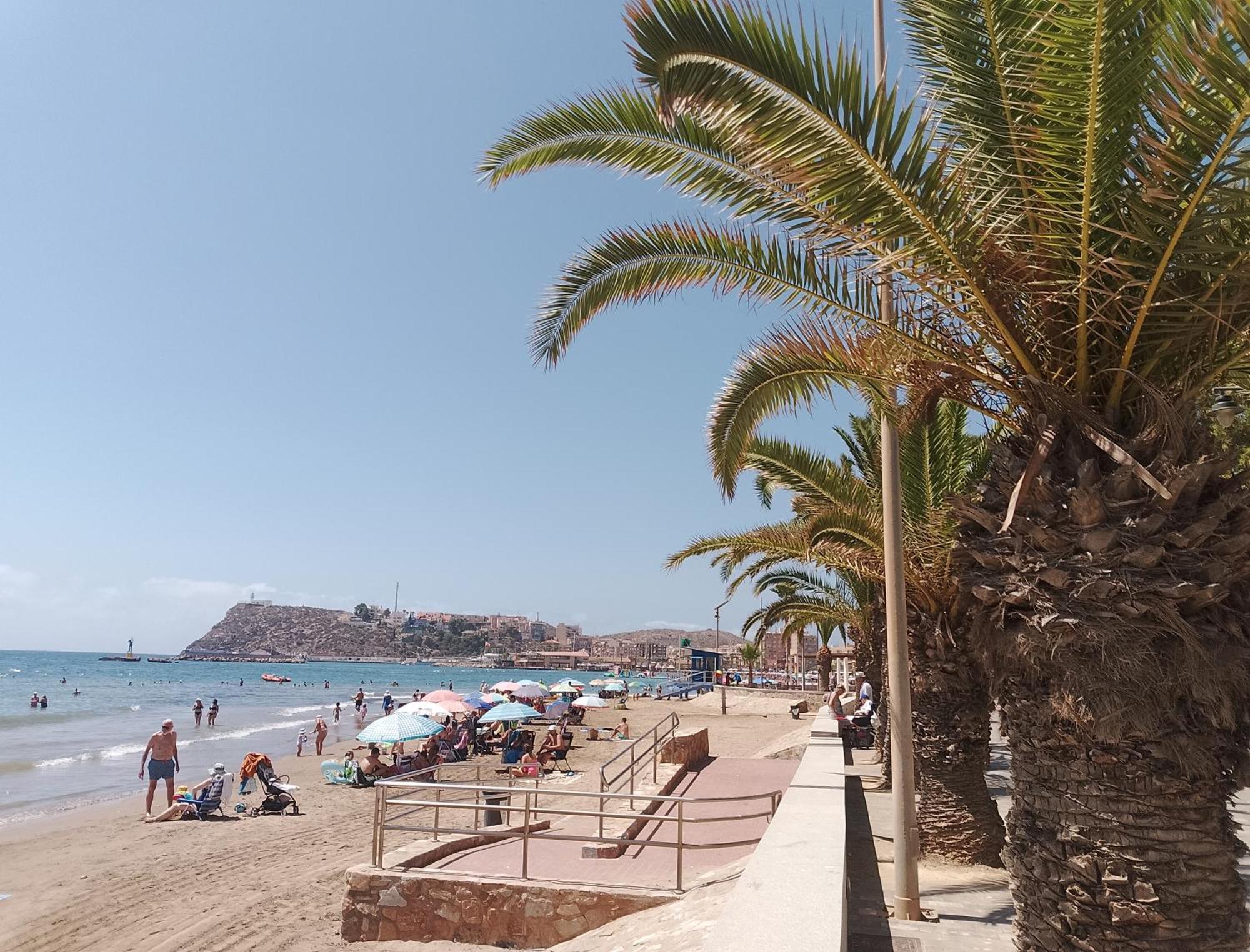 Playa Mazarron Lägenhet El Puerto de Mazarrón Exteriör bild